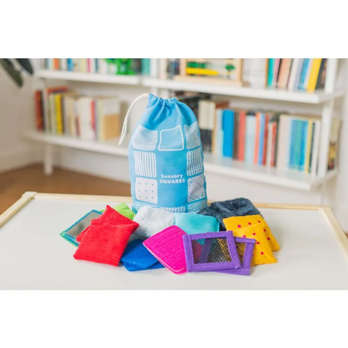 Touchables Texture Squares – Sensory Touch & Feel Learning Set with Activity Guide