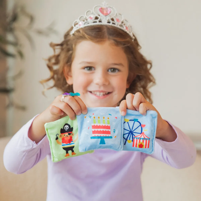 Educational Insights Storytelling Bean Bags – Creative Language & Early Literacy Game (24-Piece Set, Ages 3+)