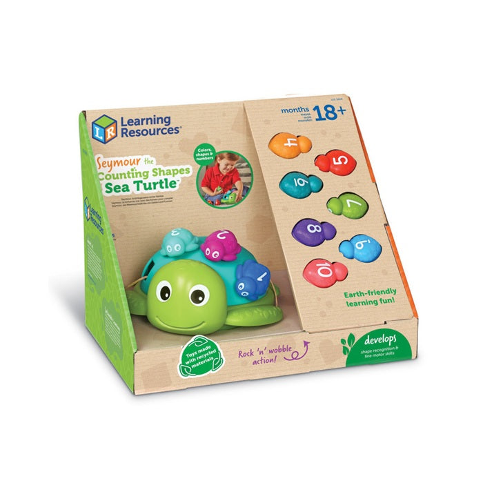 Learning Resources Seymour The Counting Shapes Sea Turtle, Toddler Learning Activities, Shape Sorter, Toddler Toy, Stacking Toys, Occupational Therapy, Fine Motor Games