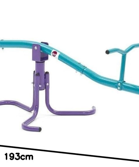 Plum Rotating Metal See Saw, 360° Rotation, Easy to Assemble Sturdy Metal Frame Design with 50kg Maximum Weight Capacity, Outdoor Toy Suitable for Children both Boys and Girls Aged 3 years and Above