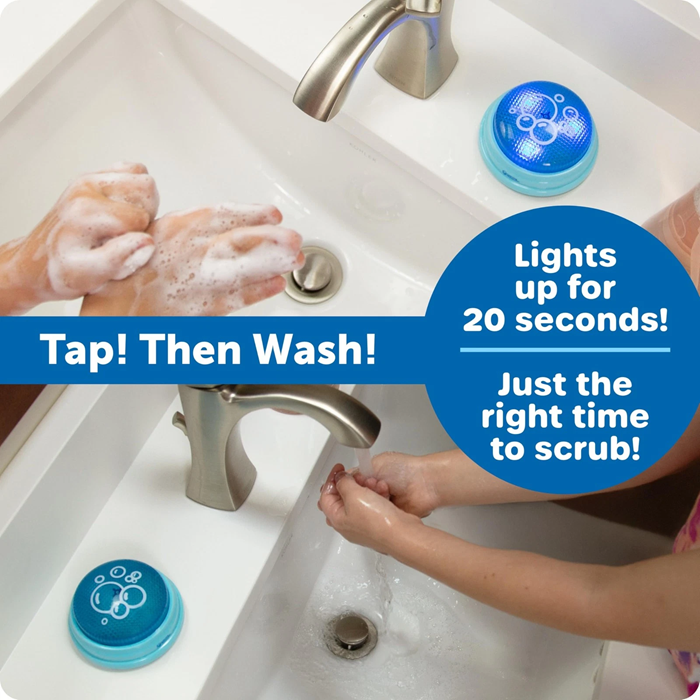 Learning Resources 20-Second Handwashing Timer – Interactive Hygiene Timer for Kids & Classrooms (Ages 3+)
