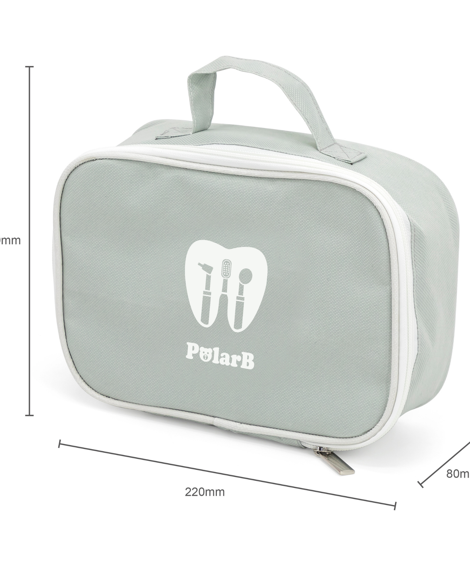 PolarB Wooden Dentist Set for Kids Ages 3 and Up  Roleplay Toy with Removable Teeth, Dental Tools, and Carrying Case