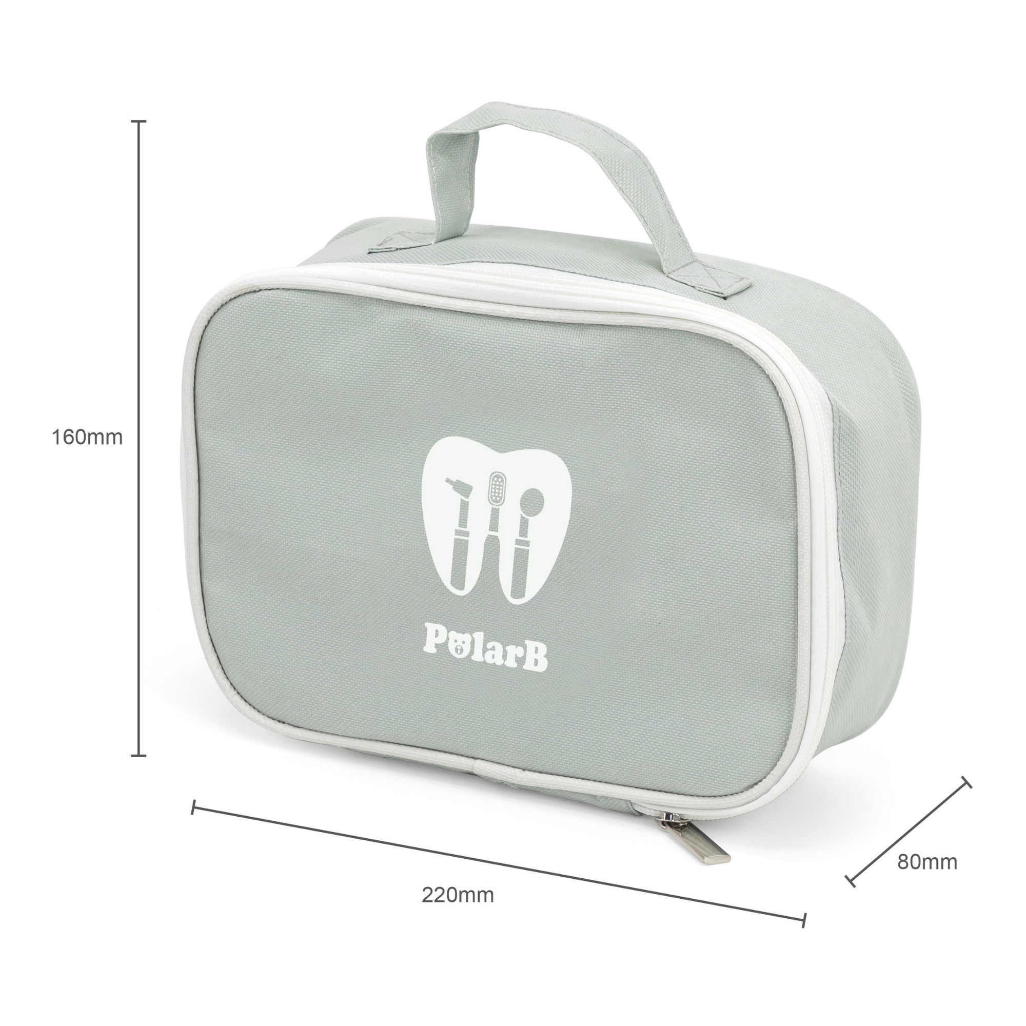 PolarB Wooden Dentist Set for Kids Ages 3 and Up  Roleplay Toy with Removable Teeth, Dental Tools, and Carrying Case