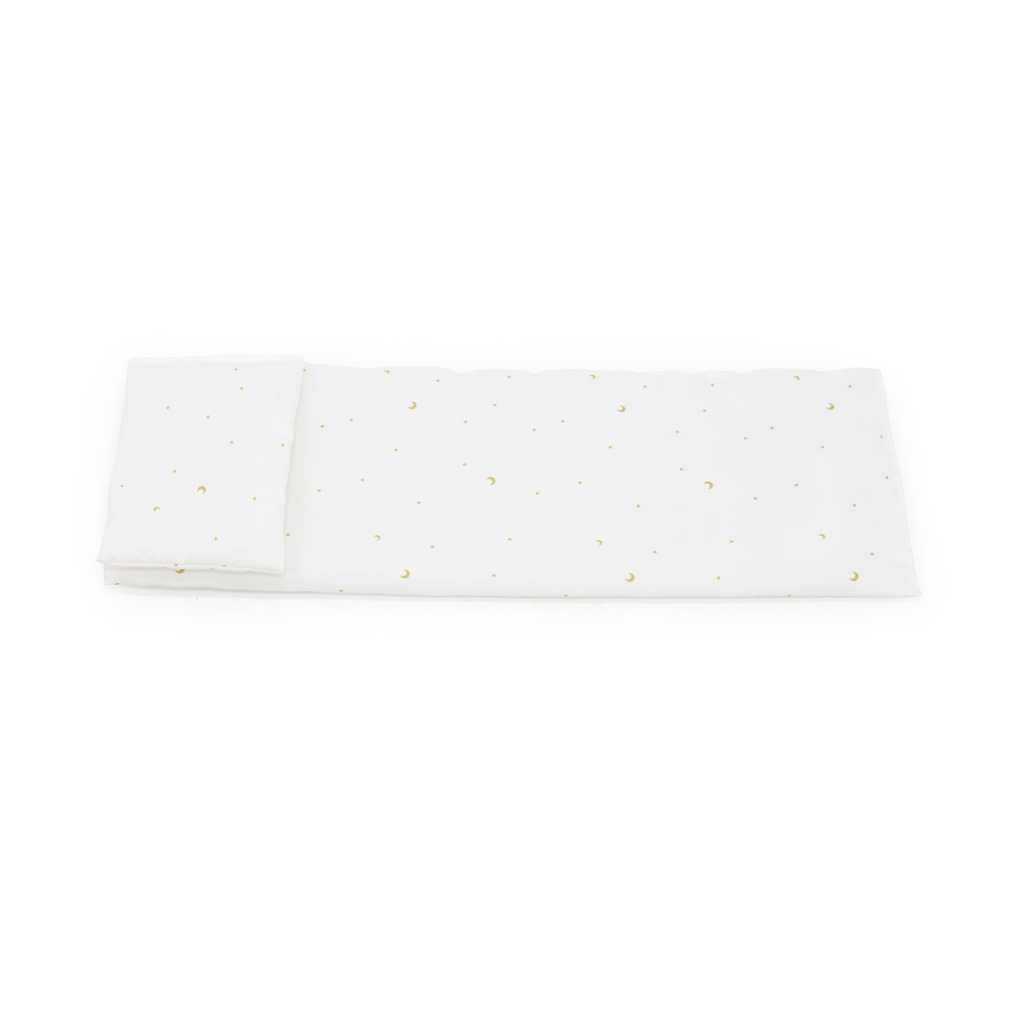 PolarB Wooden Doll Cradle by , Solid Wood Rocking Cot with Pillow, Blanket, and Crib Mobile, Fits Dolls Up to 38 cm, Ages 3+