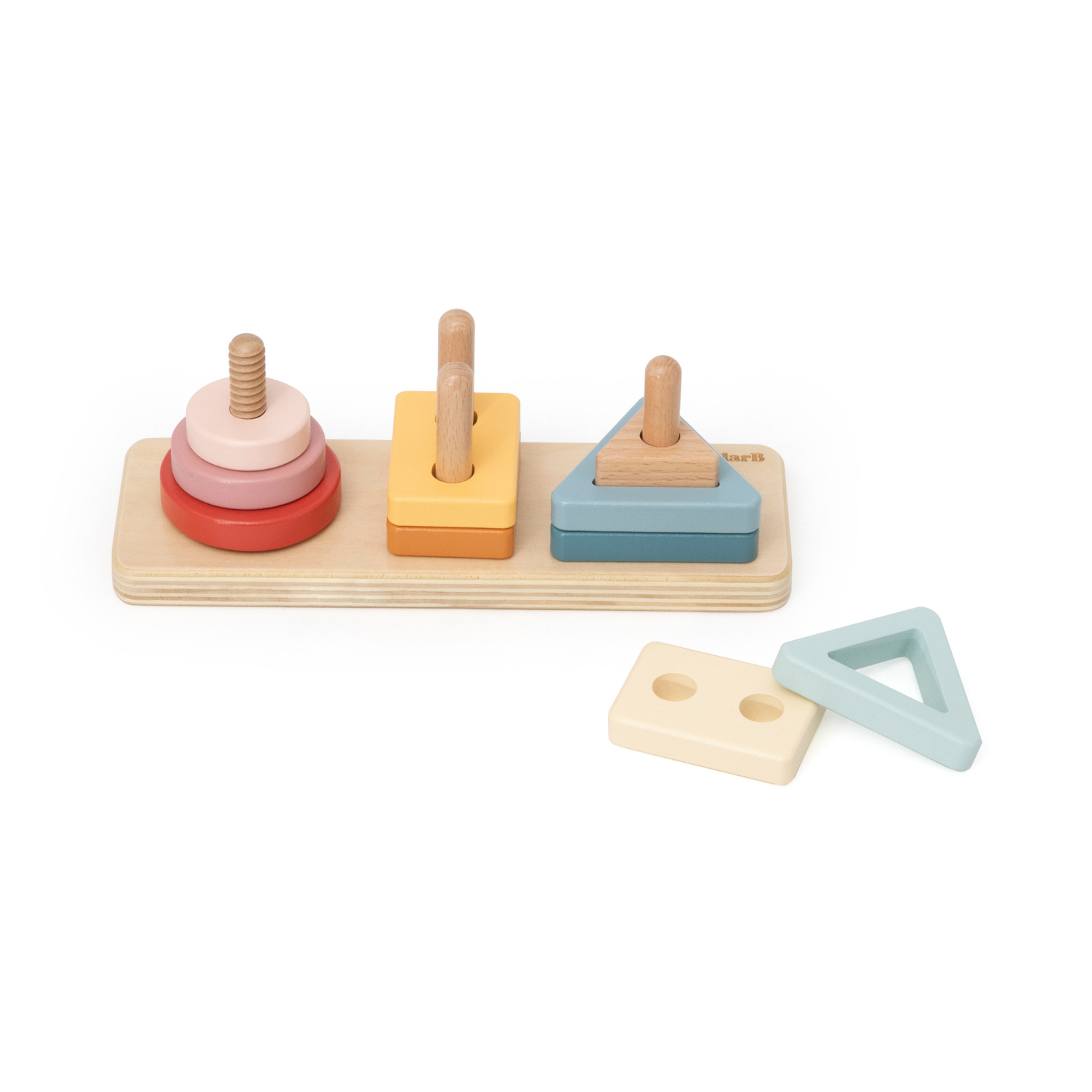 PolarB Grow-with-Me Wooden Activity Educational Montessori Toy Set for Toddlers, Eco-Friendly, Sensory, Cognitive, and Fine Motor Skills Development Toy Suitable for Kids, Boys & Girls Ages 23 Years