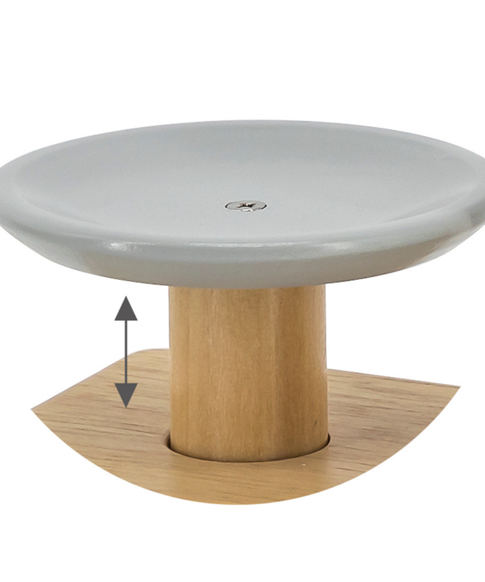 VIGA Wooden Shop Weighing Scale Toy  Gray and White Retail Balance Scale for Kids  Educational Roleplay Toy for Ages 3 and Up