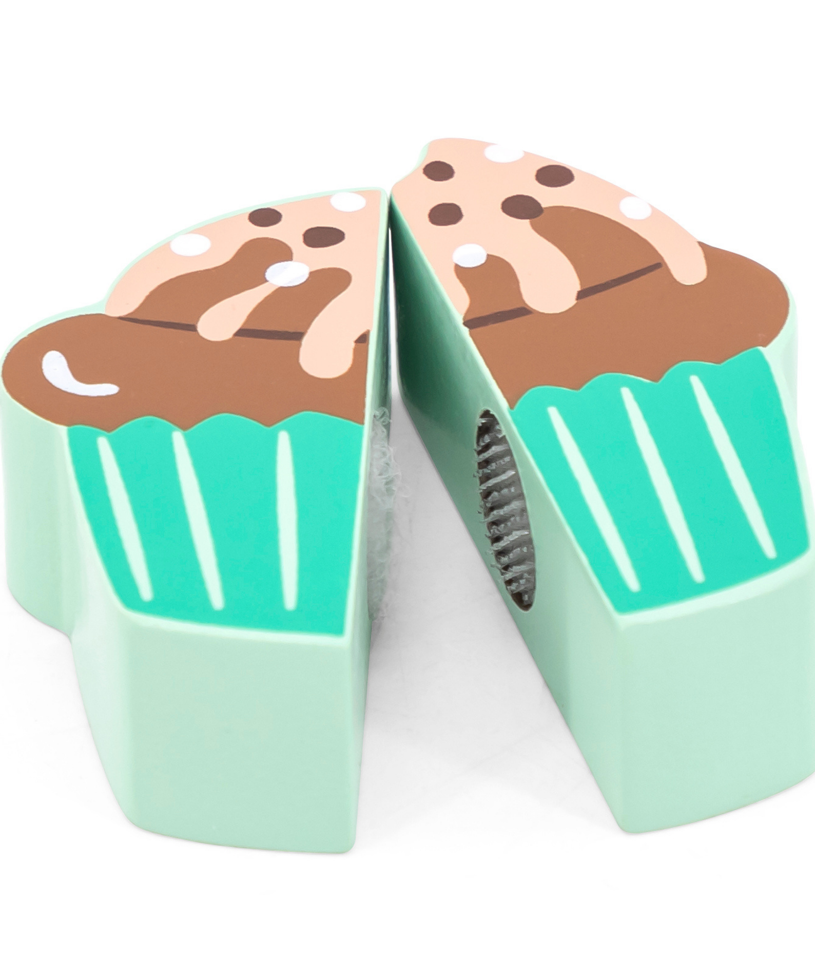 VIGA My Cutting Dessert Set  Wooden Roleplay Toy with Cutting Board, Knife, and Dessert Pieces  Safe Velcro Slicing Toy for Kids 18 Months and Up