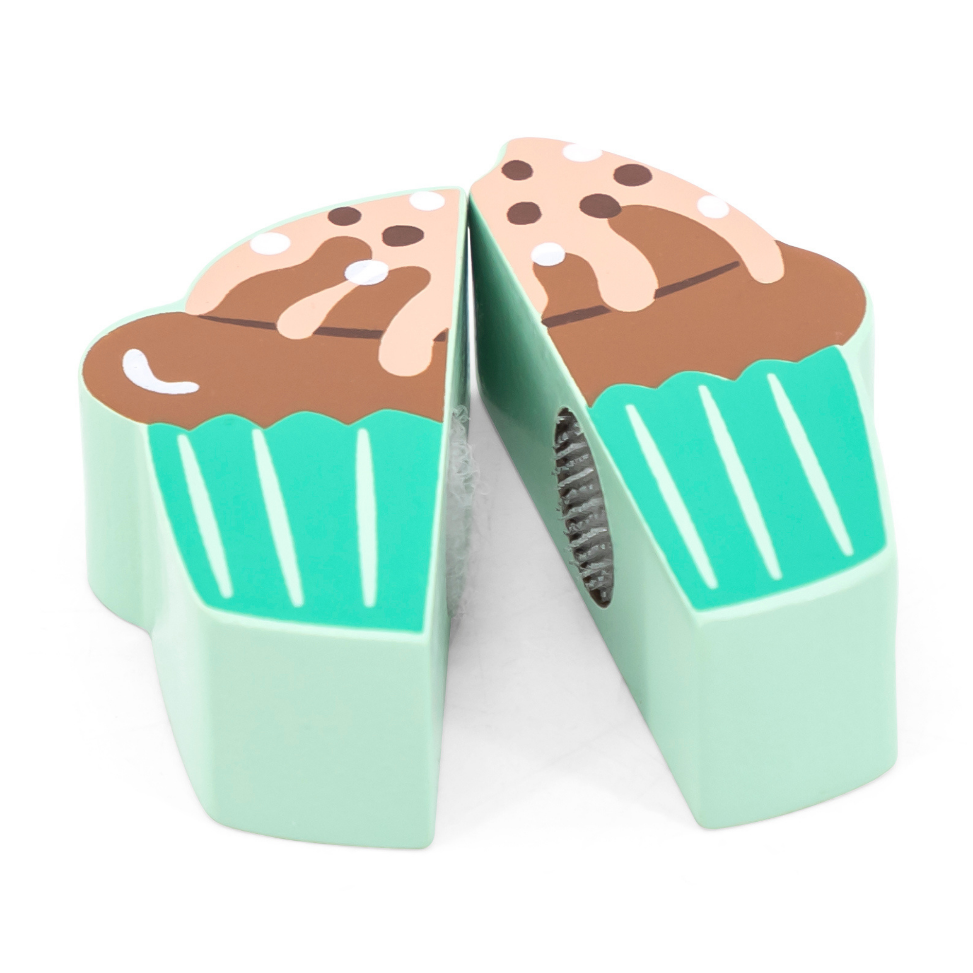 VIGA My Cutting Dessert Set  Wooden Roleplay Toy with Cutting Board, Knife, and Dessert Pieces  Safe Velcro Slicing Toy for Kids 18 Months and Up