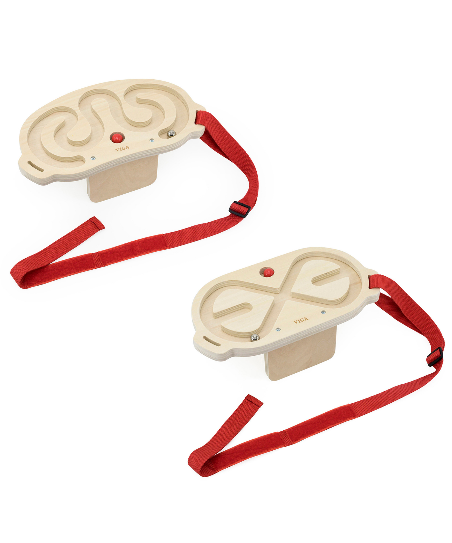 Viga Body Balace, Ball-in-a-Maze Puzzle, Montessori Wooden Toy, Develops Sensory, Cognitive & Fine Motor Skills, Non-Toxic & Eco-friendly Kids Educational Toy, Suitable for Boys and Girls Aged 3Y+