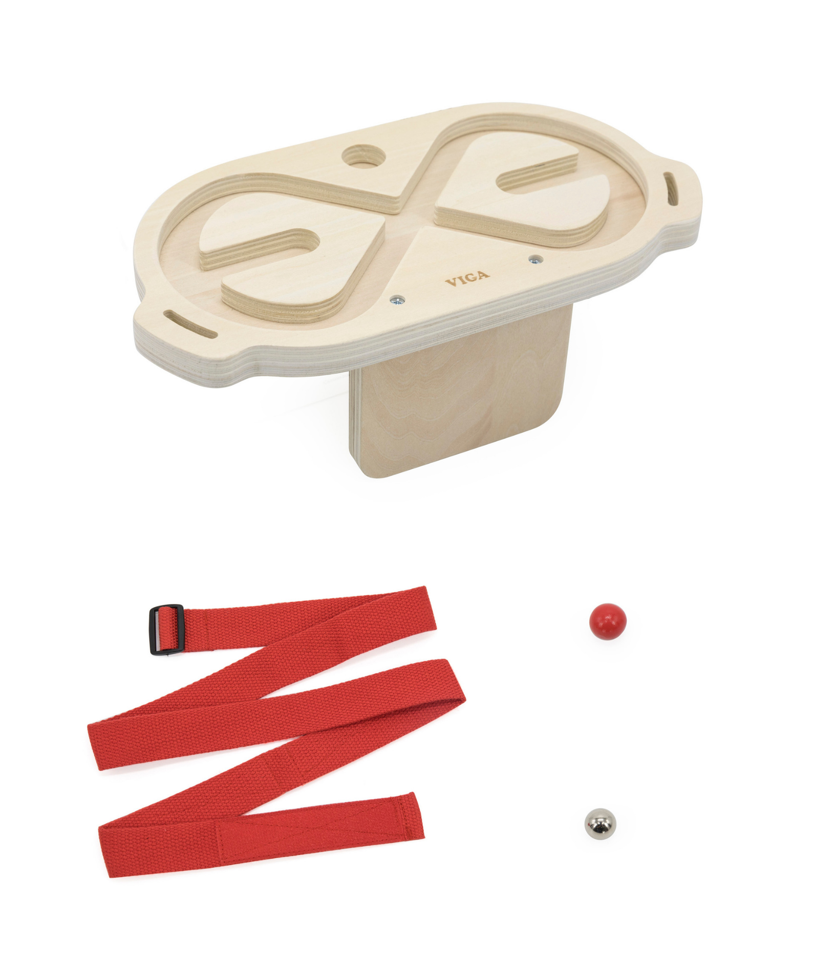 Viga Body Balace, Ball-in-a-Maze Puzzle, Montessori Wooden Toy, Develops Sensory, Cognitive & Fine Motor Skills, Non-Toxic & Eco-friendly Kids Educational Toy, Suitable for Boys and Girls Aged 3Y+