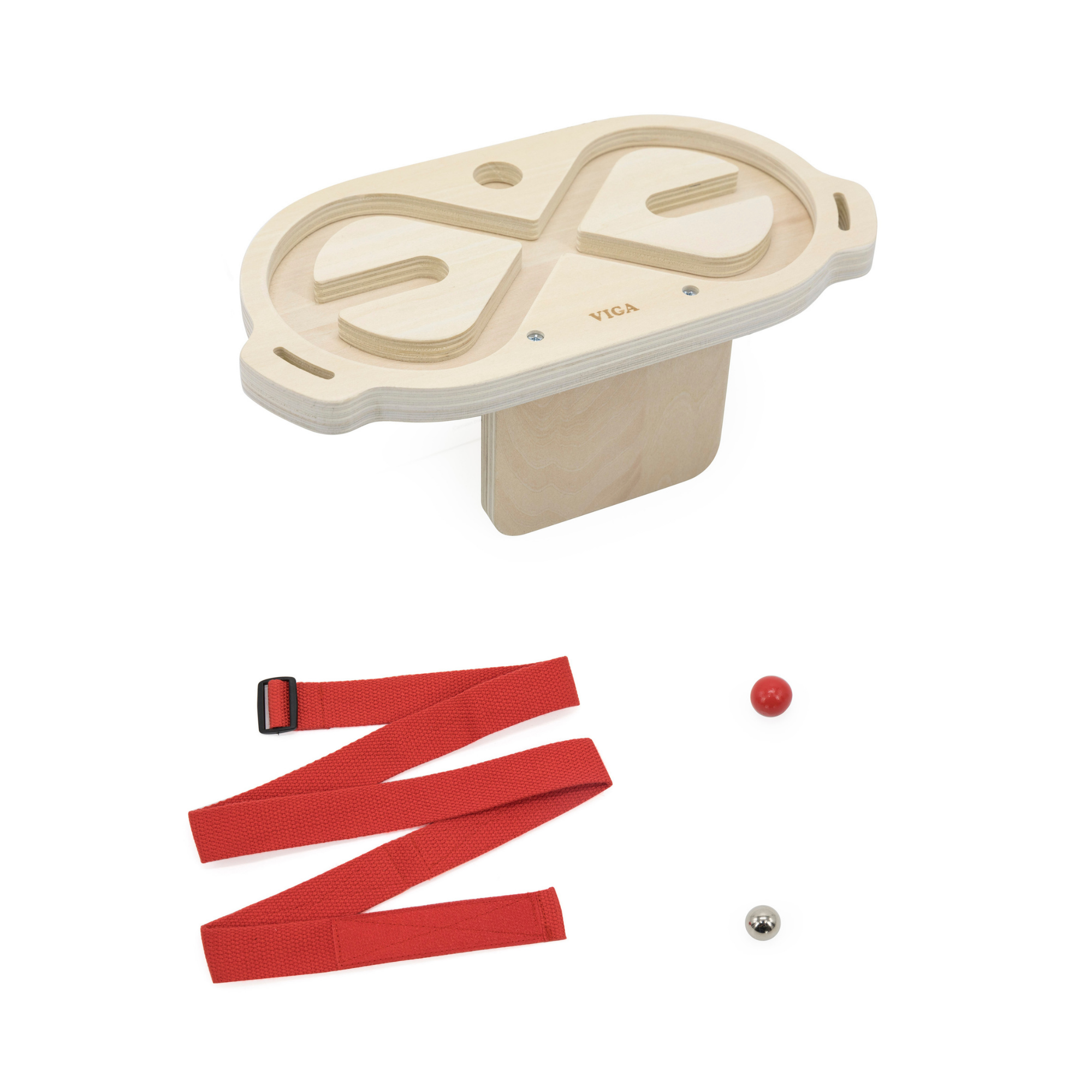 Viga Body Balace, Ball-in-a-Maze Puzzle, Montessori Wooden Toy, Develops Sensory, Cognitive & Fine Motor Skills, Non-Toxic & Eco-friendly Kids Educational Toy, Suitable for Boys and Girls Aged 3Y+