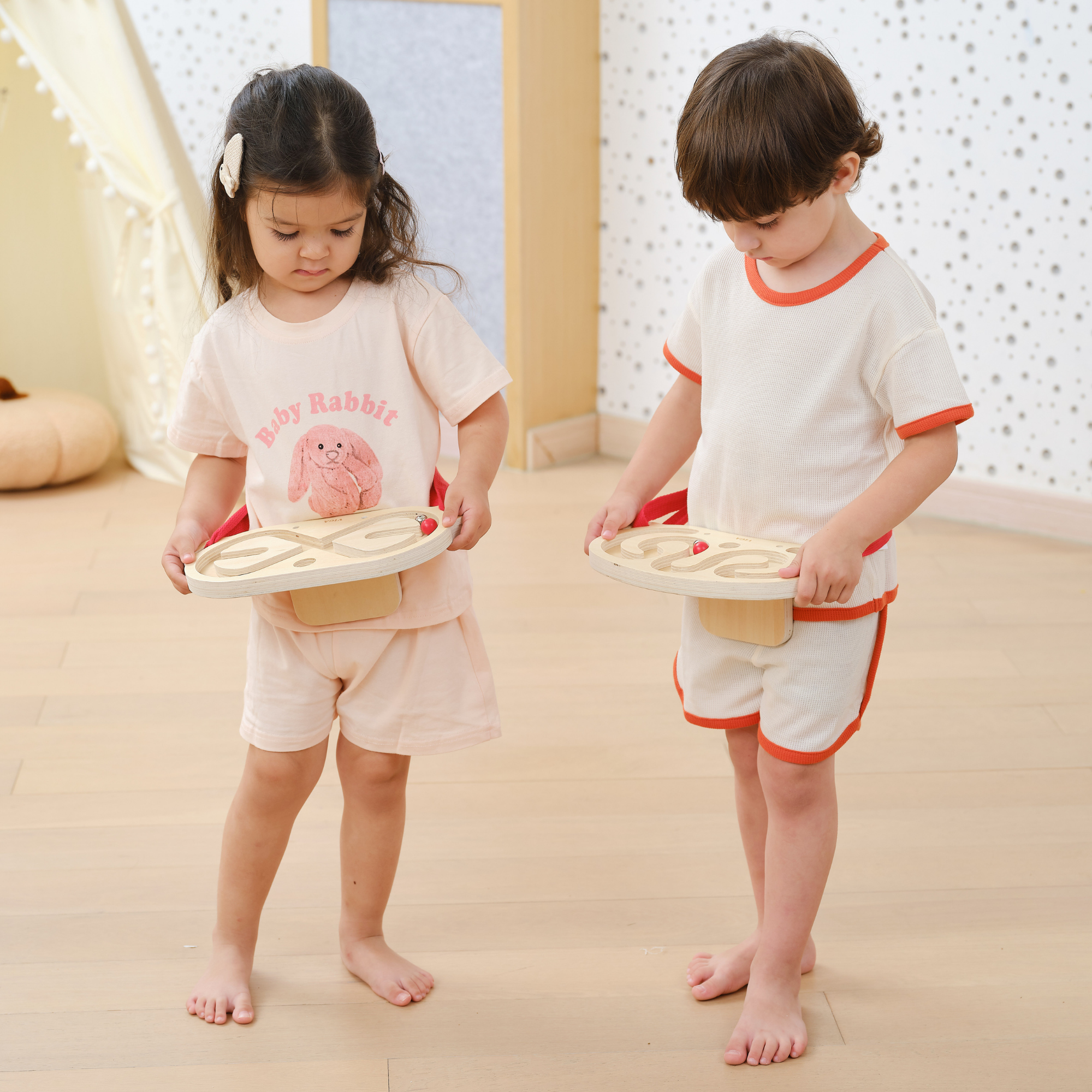 Viga Body Balace, Ball-in-a-Maze Puzzle, Montessori Wooden Toy, Develops Sensory, Cognitive & Fine Motor Skills, Non-Toxic & Eco-friendly Kids Educational Toy, Suitable for Boys and Girls Aged 3Y+