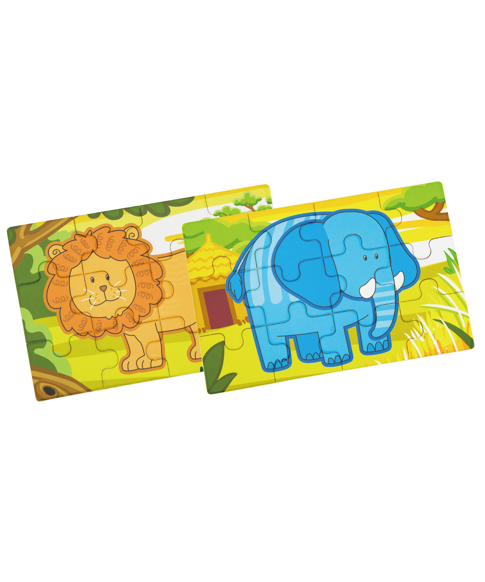 Viga Jungle Set, 48 Piece Jigsaw Puzzle, Montessori Wooden Toy, Develops Sensory, Cognitive & Fine Motor Skills, Non-Toxic & Eco-friendly Kids Educational Toy, Suitable for Boys and Girls Aged 2Y+