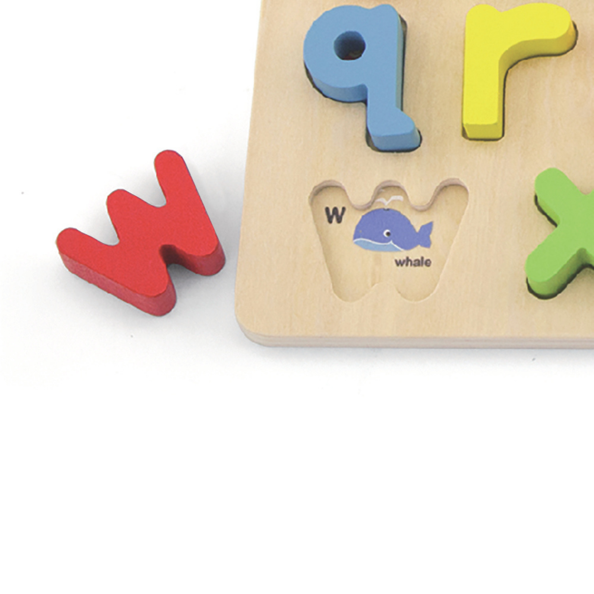 Viga Lowercase Alphabets, 26 Piece Block Puzzle, Montessori Wooden Toy, Develops Sensory, Cognitive & Fine Motor Skills, Non-Toxic & Eco-friendly Kids Educational Toy, Suitable for Children Aged 18M+