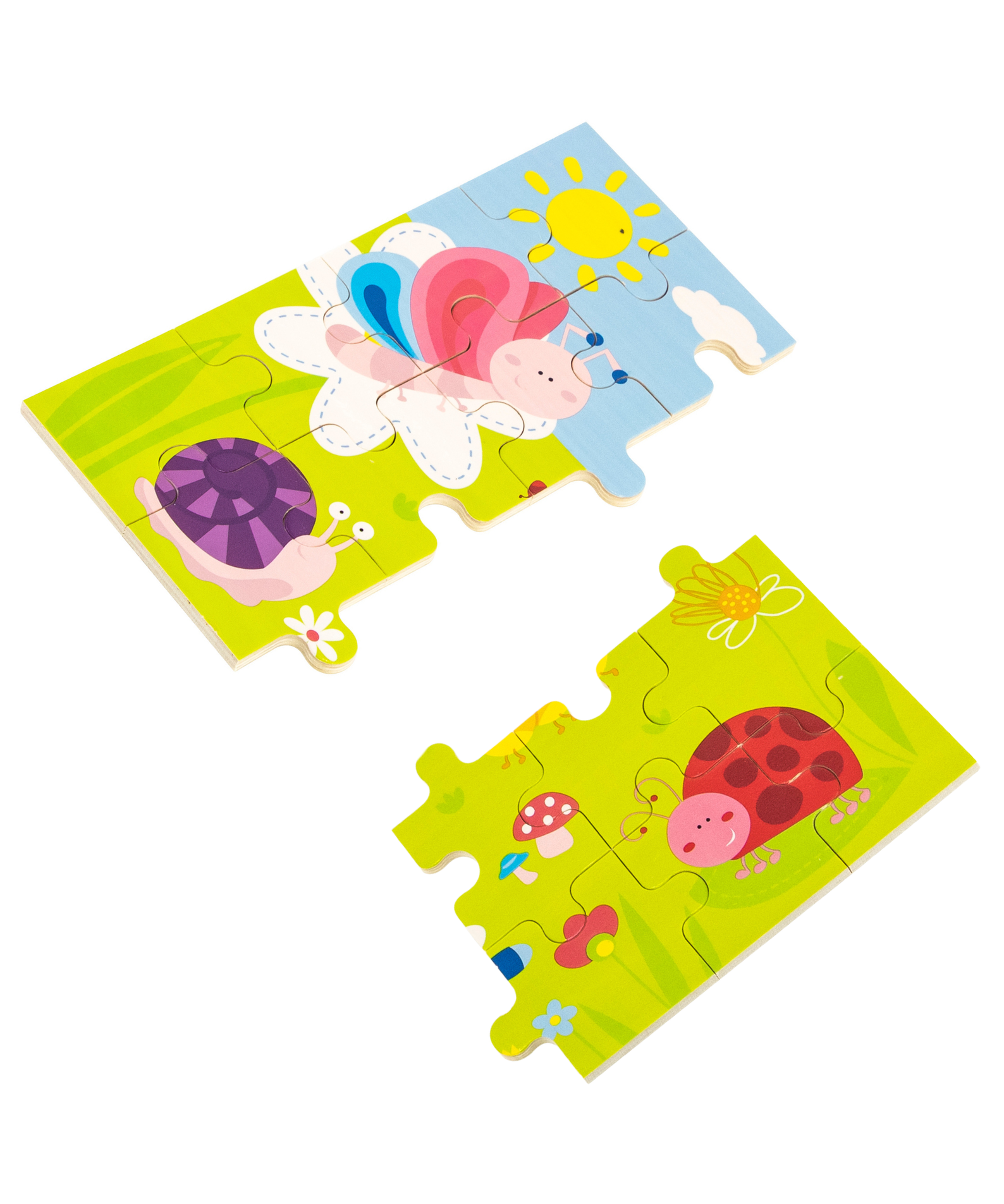 Viga Park, 24 Piece Jigsaw Puzzle, Montessori Wooden Toy, Develops Sensory, Cognitive & Fine Motor Skills, Non-Toxic & Eco-friendly Kids Educational Toy, Suitable for Boys and Girls Aged 2Y+