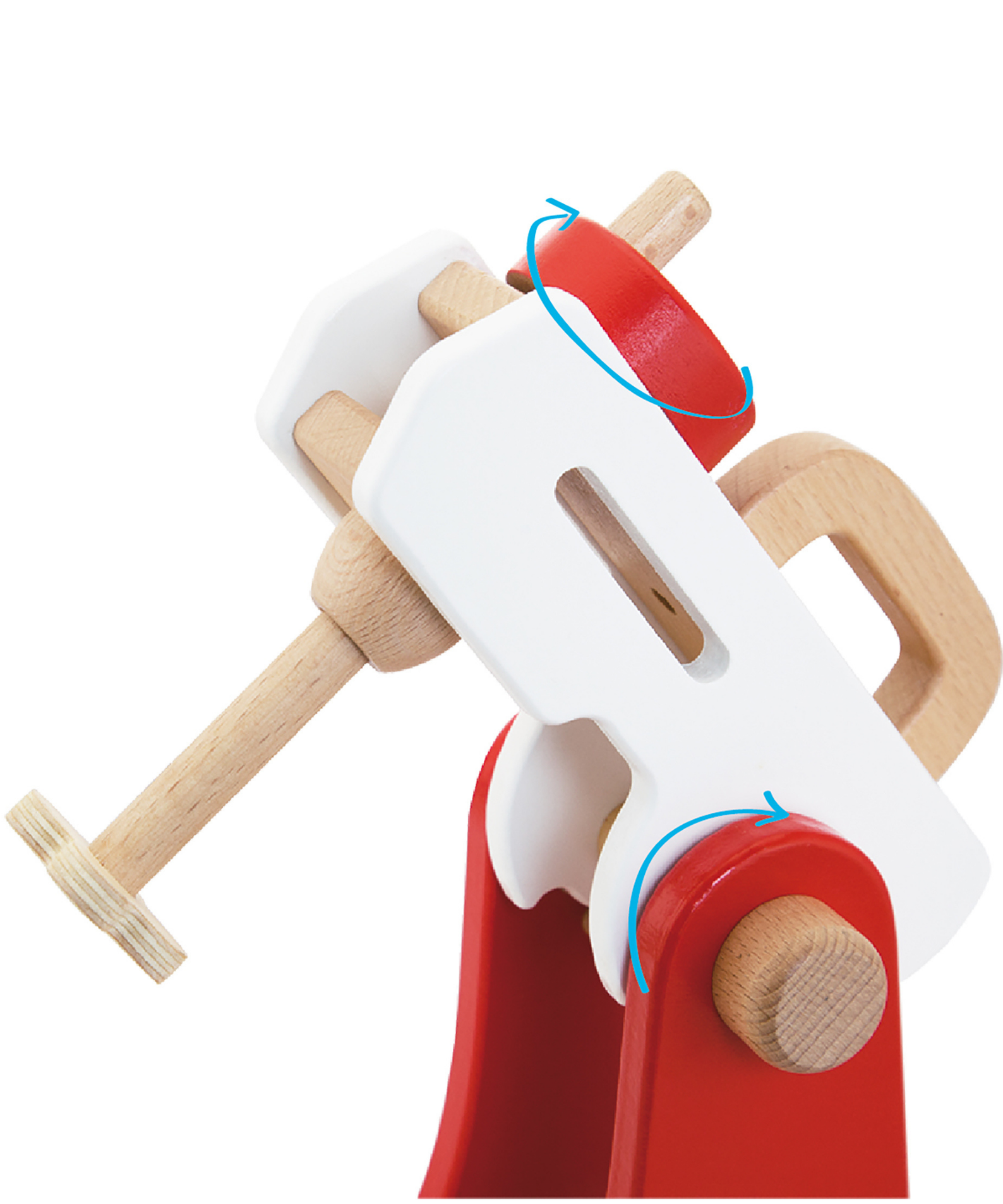 VIGA Wooden Kitchen Mixer Toy with Ingredients  Educational Roleplay Set for Children 3 Years and Up