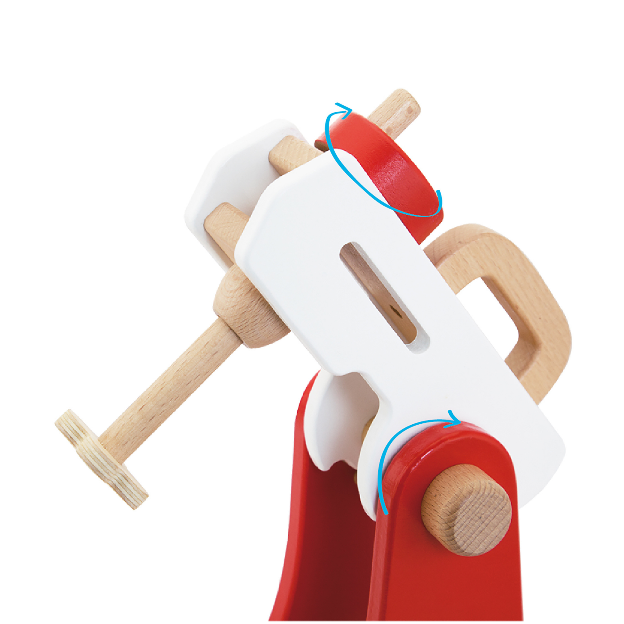 VIGA Wooden Kitchen Mixer Toy with Ingredients  Educational Roleplay Set for Children 3 Years and Up