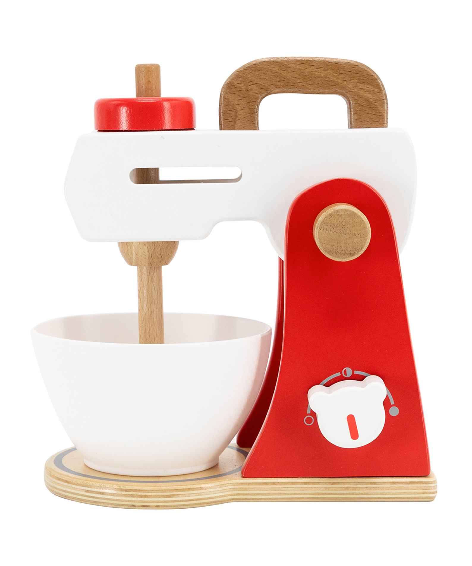 VIGA Wooden Kitchen Mixer Toy with Ingredients  Educational Roleplay Set for Children 3 Years and Up