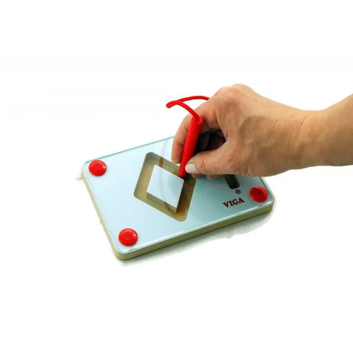 VIGA Wooden Magnetic Writing Board with 10 Geometric Shapes  Educational Toy for Kids Age 3+