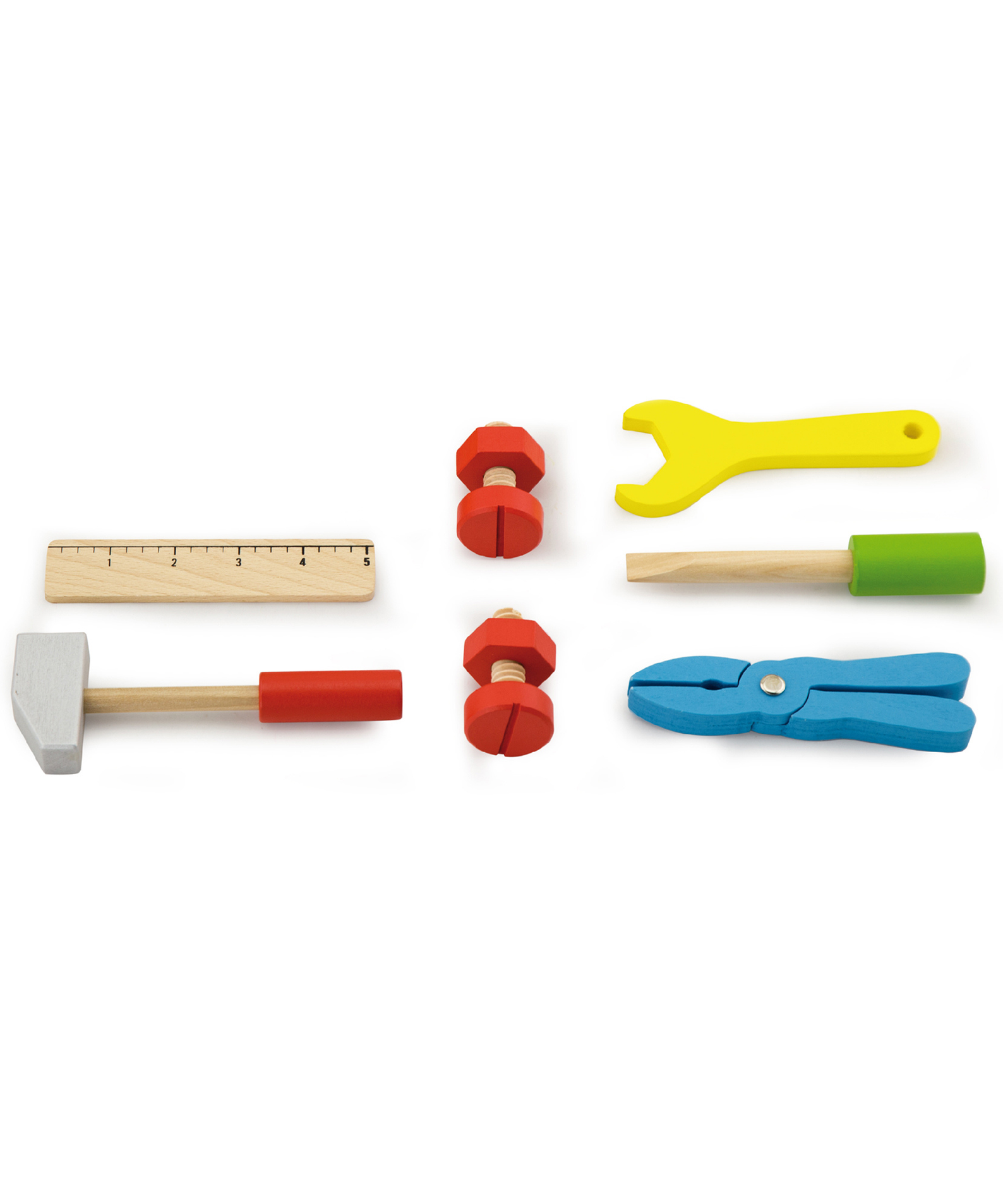 Viga Little Fitter Wooden Tool Belt Toy for Kids  Roleplay Construction Set with Tools  Fine Motor Skill Development  Ages 3+