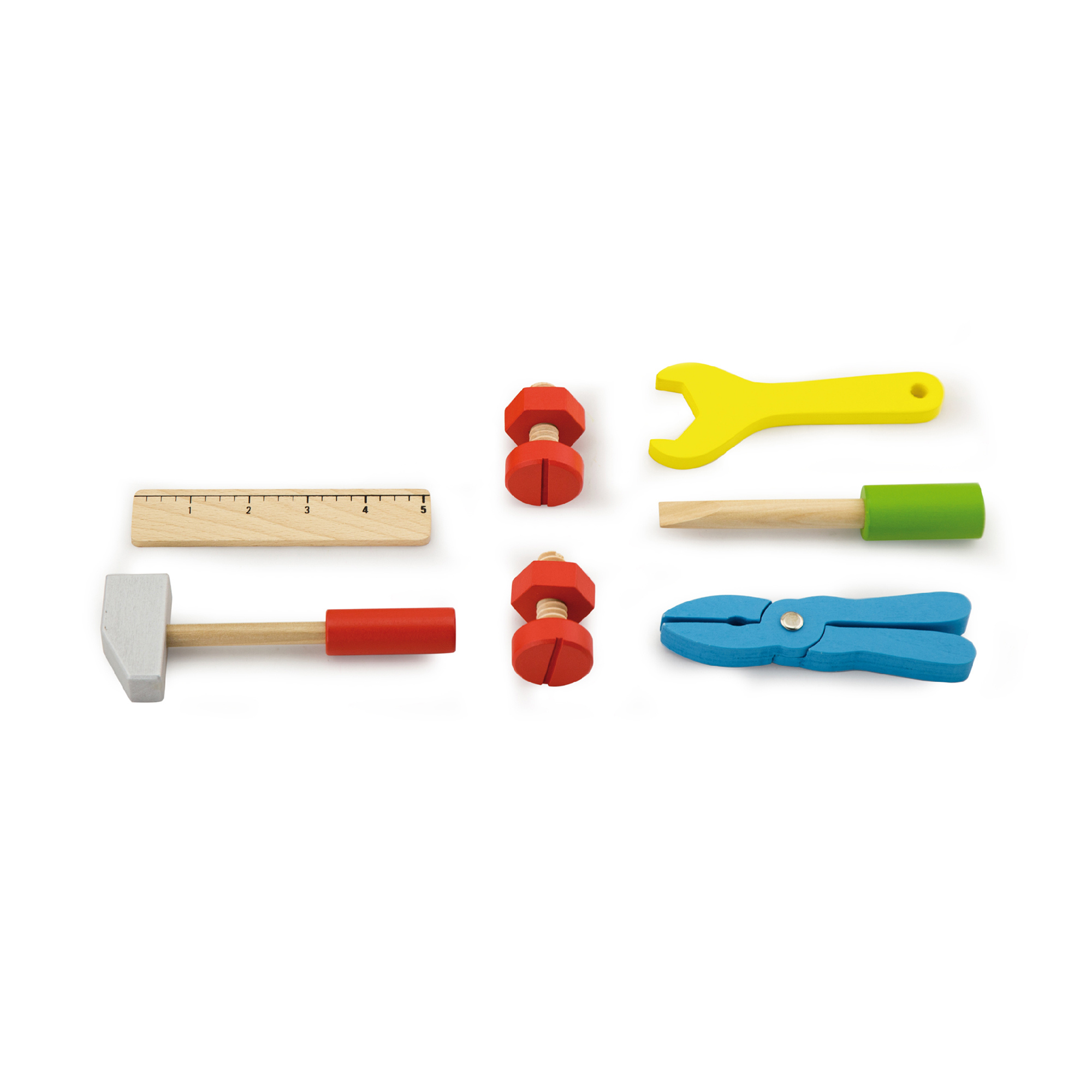 Viga Little Fitter Wooden Tool Belt Toy for Kids  Roleplay Construction Set with Tools  Fine Motor Skill Development  Ages 3+