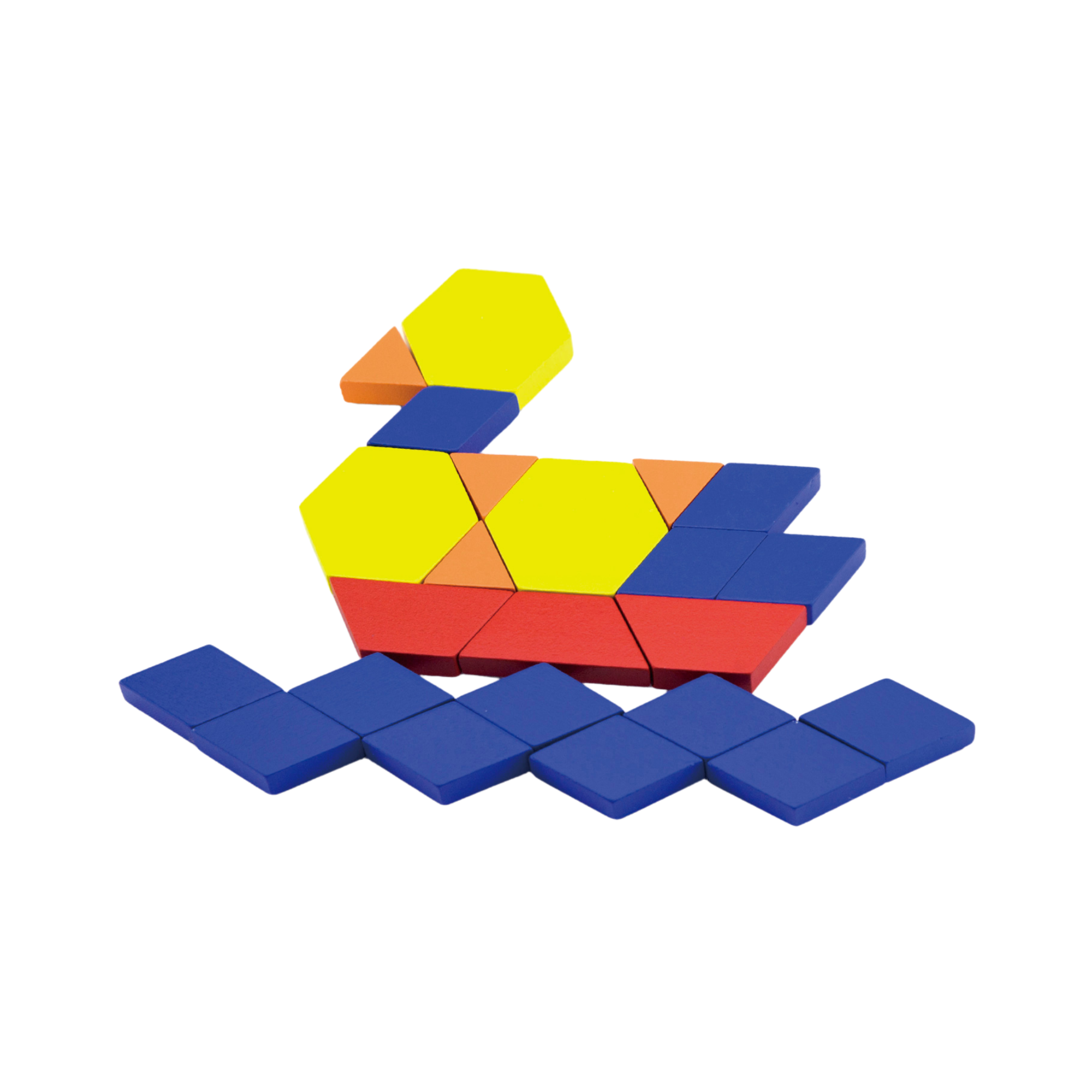 Viga Geometric Blocks, 102 Piece Magnetic Puzzle, Montessori Wooden Toy, Develops Sensory, Cognitive & Fine Motor Skills, Non-Toxic & Eco-friendly Kids Educational Toy, Suitable for Children Aged 3Y+