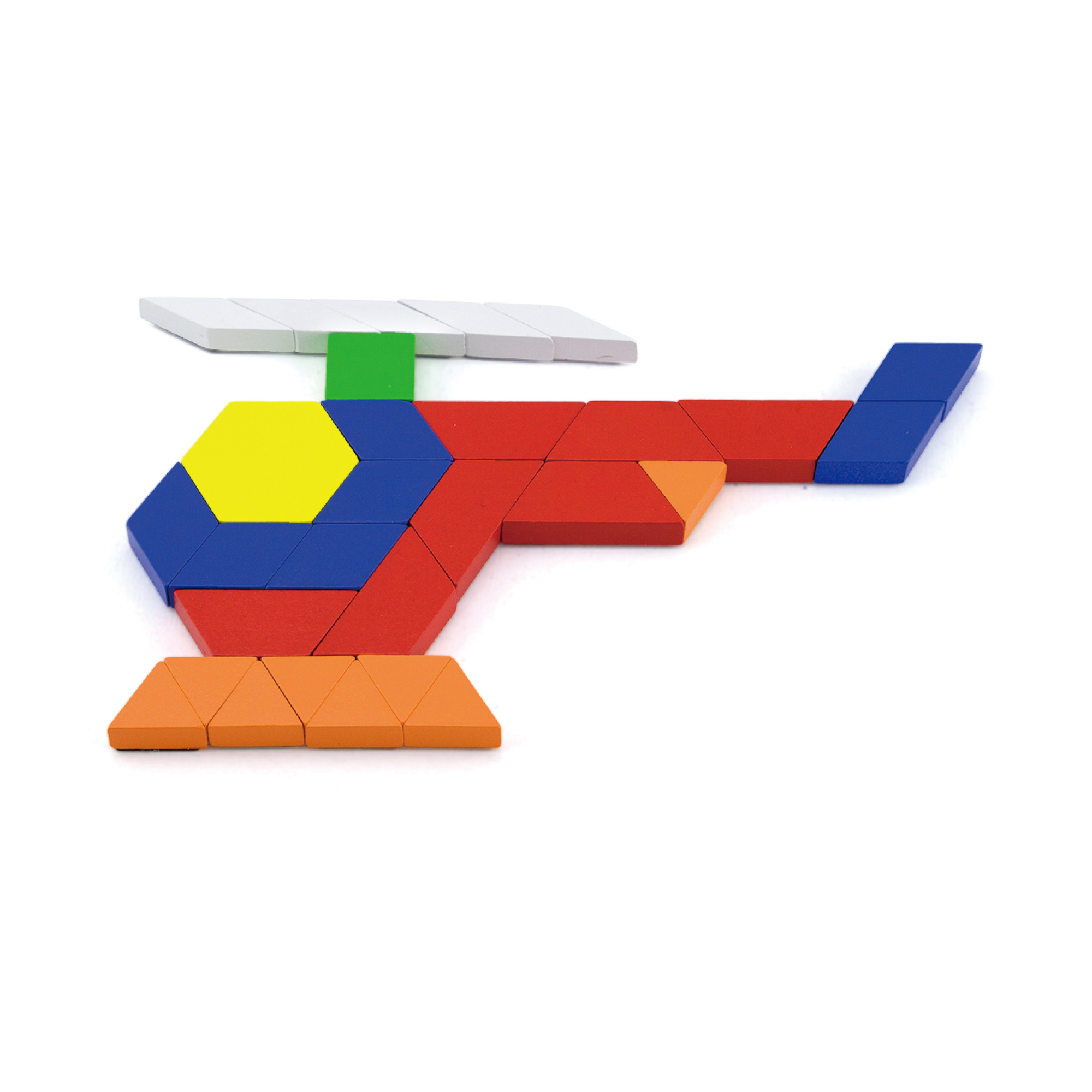 Viga Geometric Blocks, 102 Piece Magnetic Puzzle, Montessori Wooden Toy, Develops Sensory, Cognitive & Fine Motor Skills, Non-Toxic & Eco-friendly Kids Educational Toy, Suitable for Children Aged 3Y+