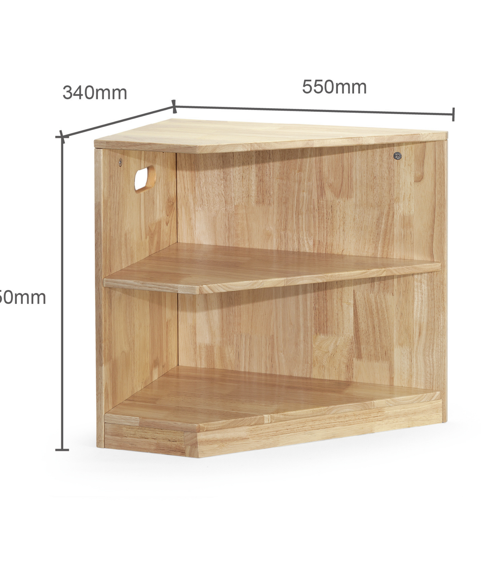 VIGA White Wooden Kitchen  Corner Shelves Pretend Play Storage Unit for Kids  Age 3 Years and Above