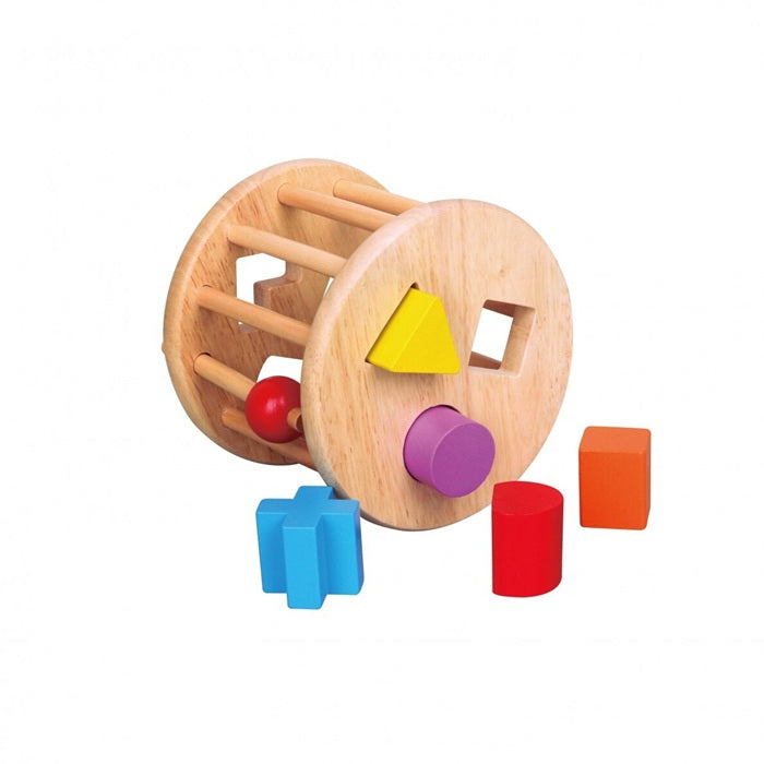 VIGA Shape Sorting Wheel, Montessori Educational Toy for Ages 2 and Up