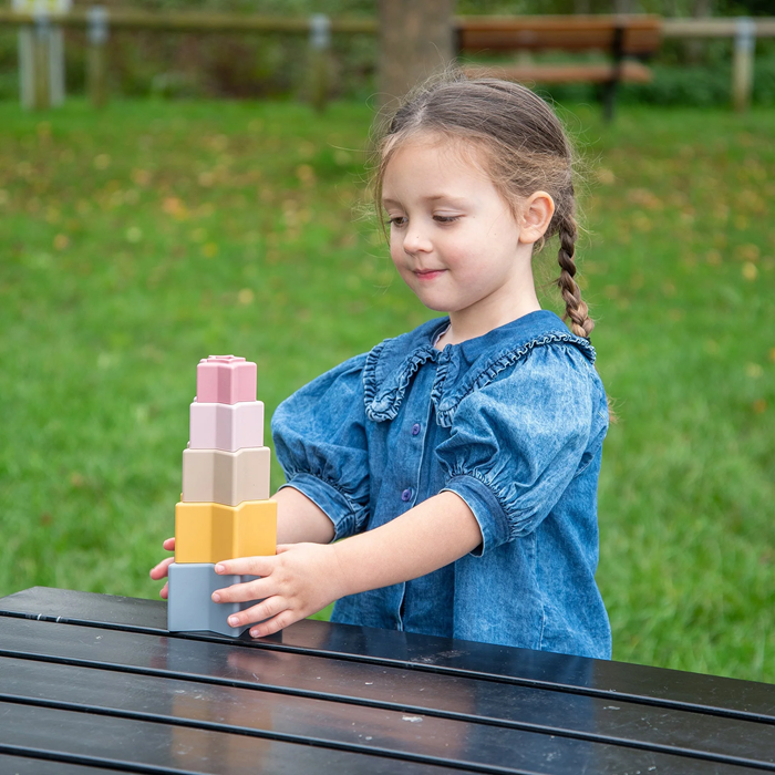 TickiT Star Stacking Cups – Colourful Stacking & Sorting Sensory Toy for Early Learning
