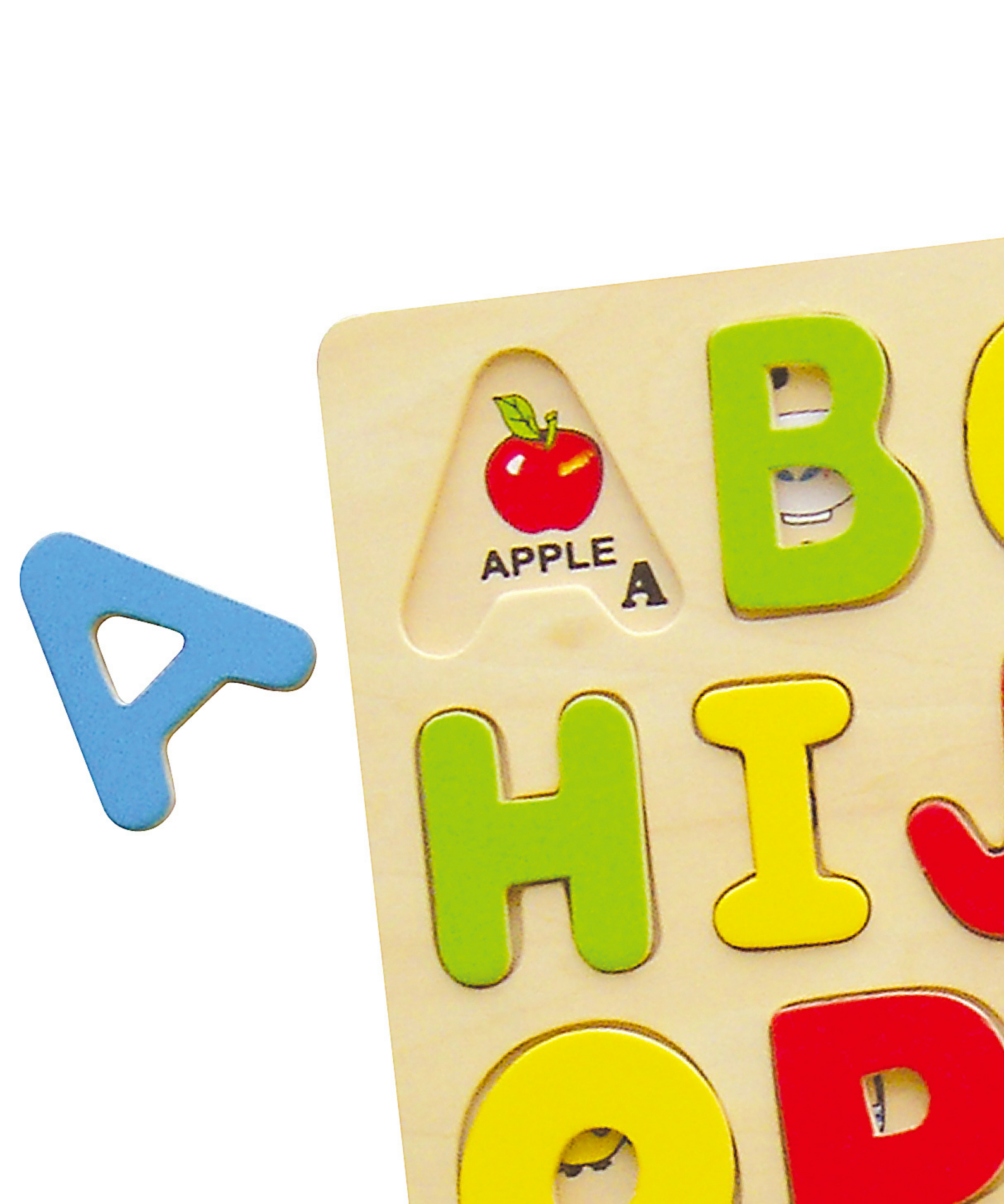 Viga ABC Alphabets, 26 Piece Block Puzzle, Montessori Wooden Toy, Develops Sensory, Cognitive & Fine Motor Skills, Non-Toxic & Eco-friendly Kids Educational Toy, Suitable for Boys and Girls Aged 3Y+