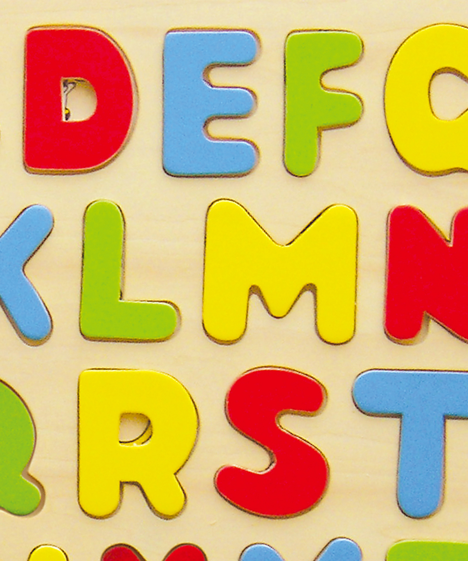 Viga ABC Alphabets, 26 Piece Block Puzzle, Montessori Wooden Toy, Develops Sensory, Cognitive & Fine Motor Skills, Non-Toxic & Eco-friendly Kids Educational Toy, Suitable for Boys and Girls Aged 3Y+