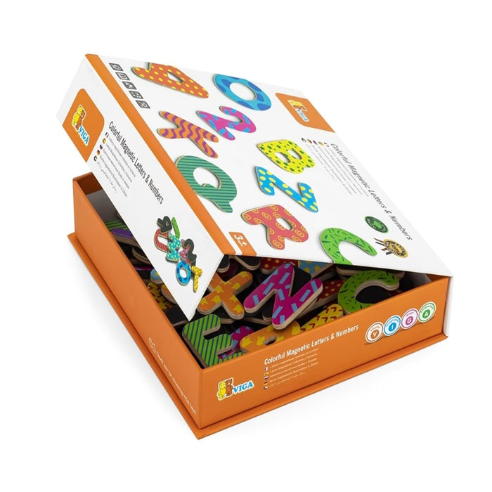Viga Magnetic Letters & Numbers – 77‑Piece Alphabet & Numeracy Learning Set
