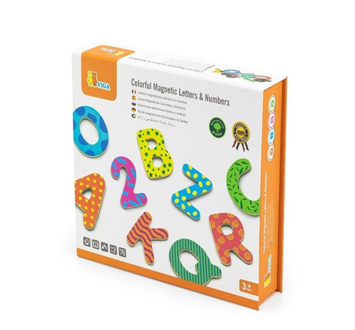 Viga Magnetic Letters & Numbers – 77‑Piece Alphabet & Numeracy Learning Set