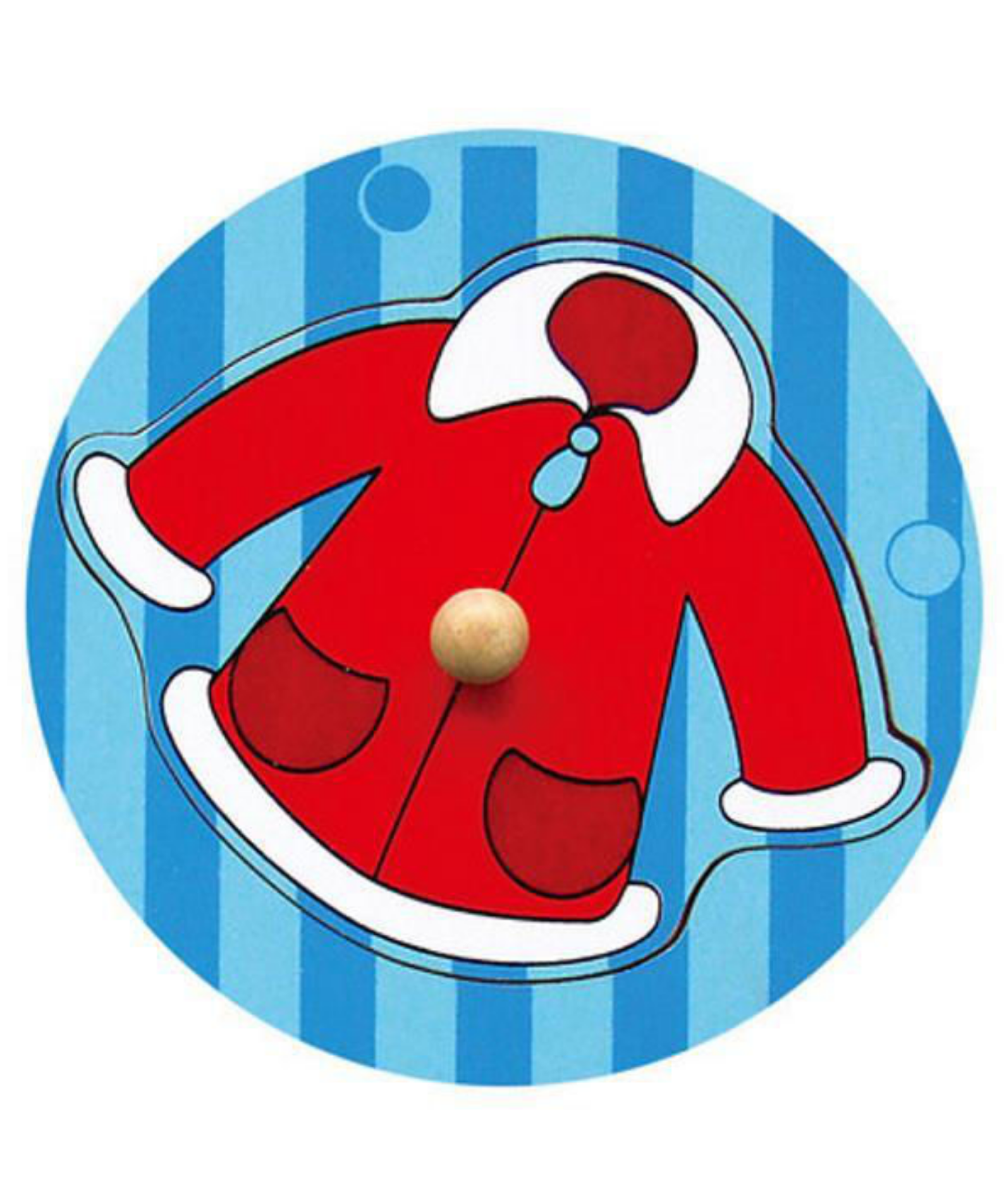 Viga Dresses, 4 Piece Knob Puzzle, Montessori Wooden Toy, Develops Sensory, Cognitive & Fine Motor Skills, Non-Toxic & Eco-friendly Kids Educational Toy, Suitable for Boys and Girls Aged 12M+