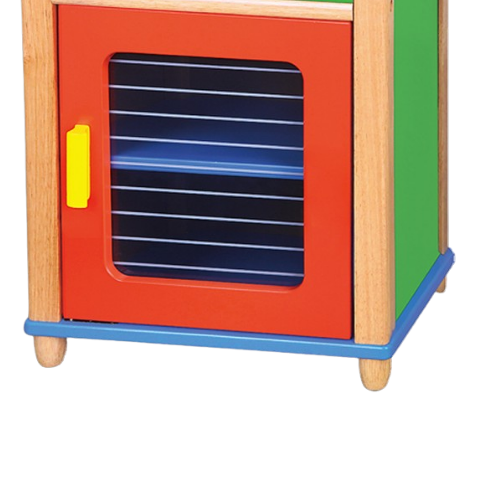 VIGA Wooden Kitchen Stove, Pretend Play Cooking Toy for Kids, Montessori Roleplay Appliance with Durable Beechwood Frame, Early Learning Educational Toy, Ages 3 Years+