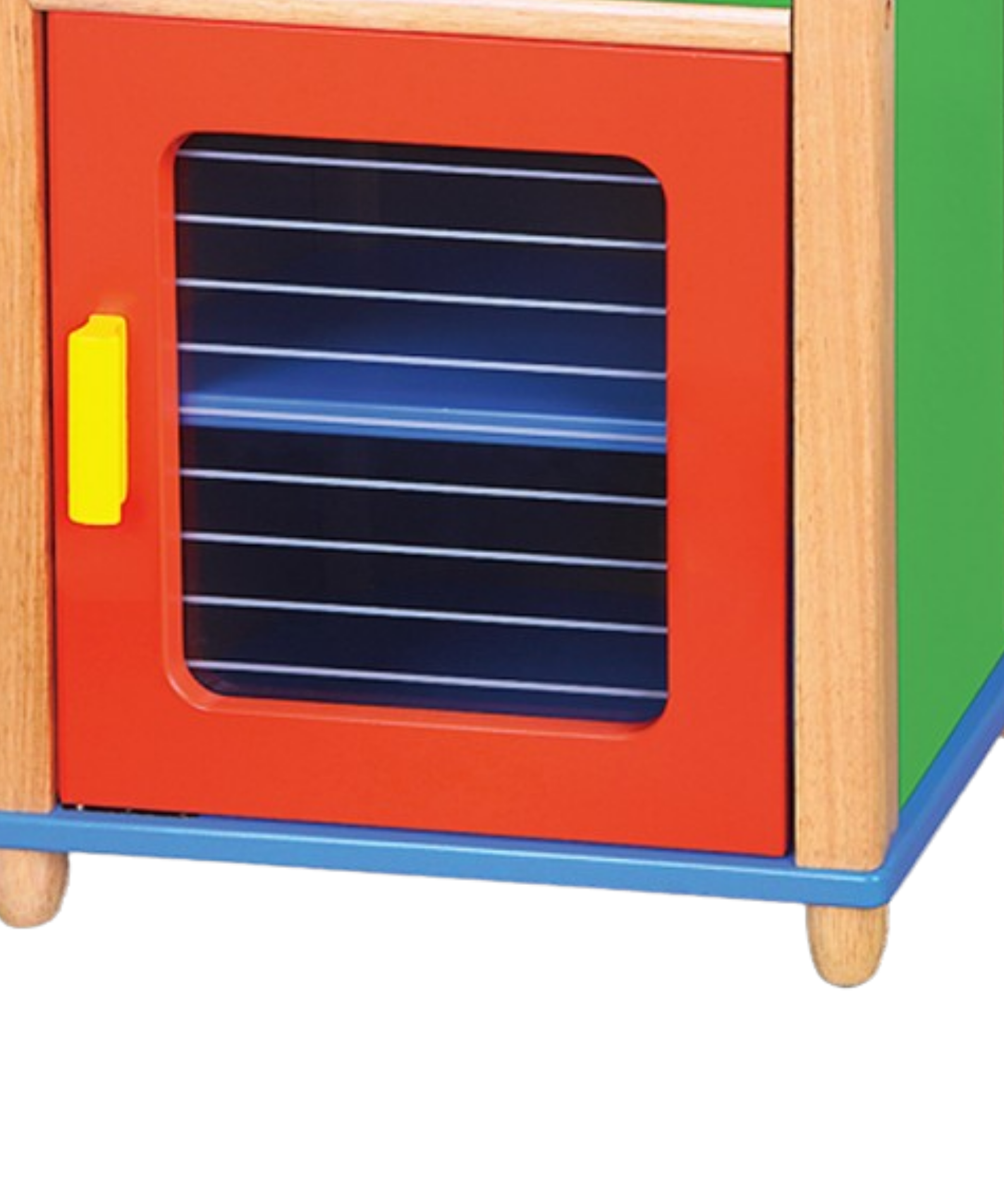 VIGA Wooden Kitchen Stove, Pretend Play Cooking Toy for Kids, Montessori Roleplay Appliance with Durable Beechwood Frame, Early Learning Educational Toy, Ages 3 Years+