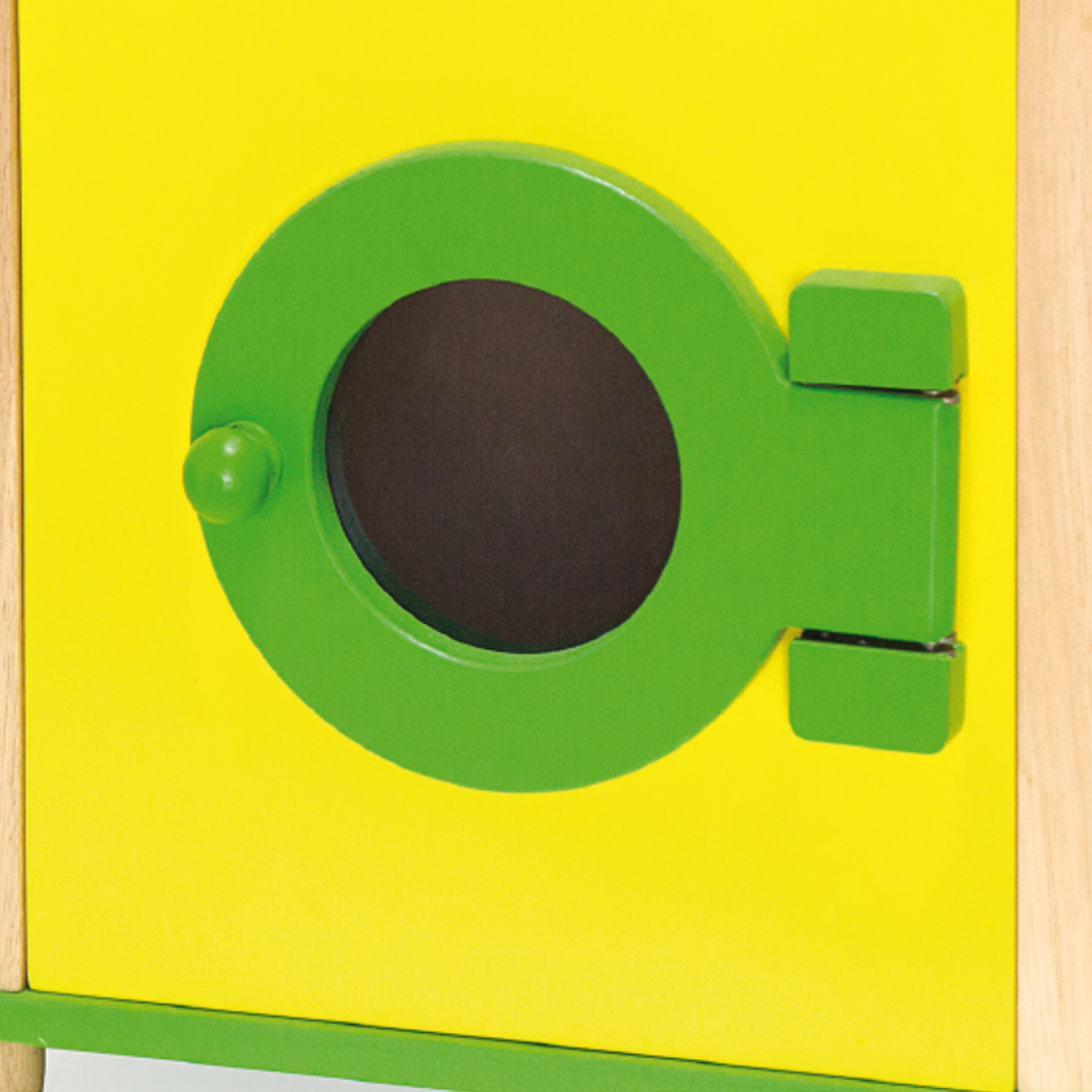 VIGA Wooden Kitchen Washing Machine Unit, Pretend Play Appliance for Kids, Montessori Roleplay Toy for Early Learning, Durable Beechwood Construction, Ages 3 Years+