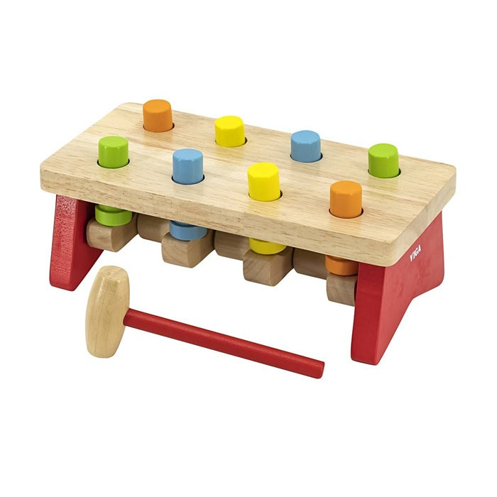 Viga Hammer Bench Toy – Wooden Pound & Tap Activity Playset