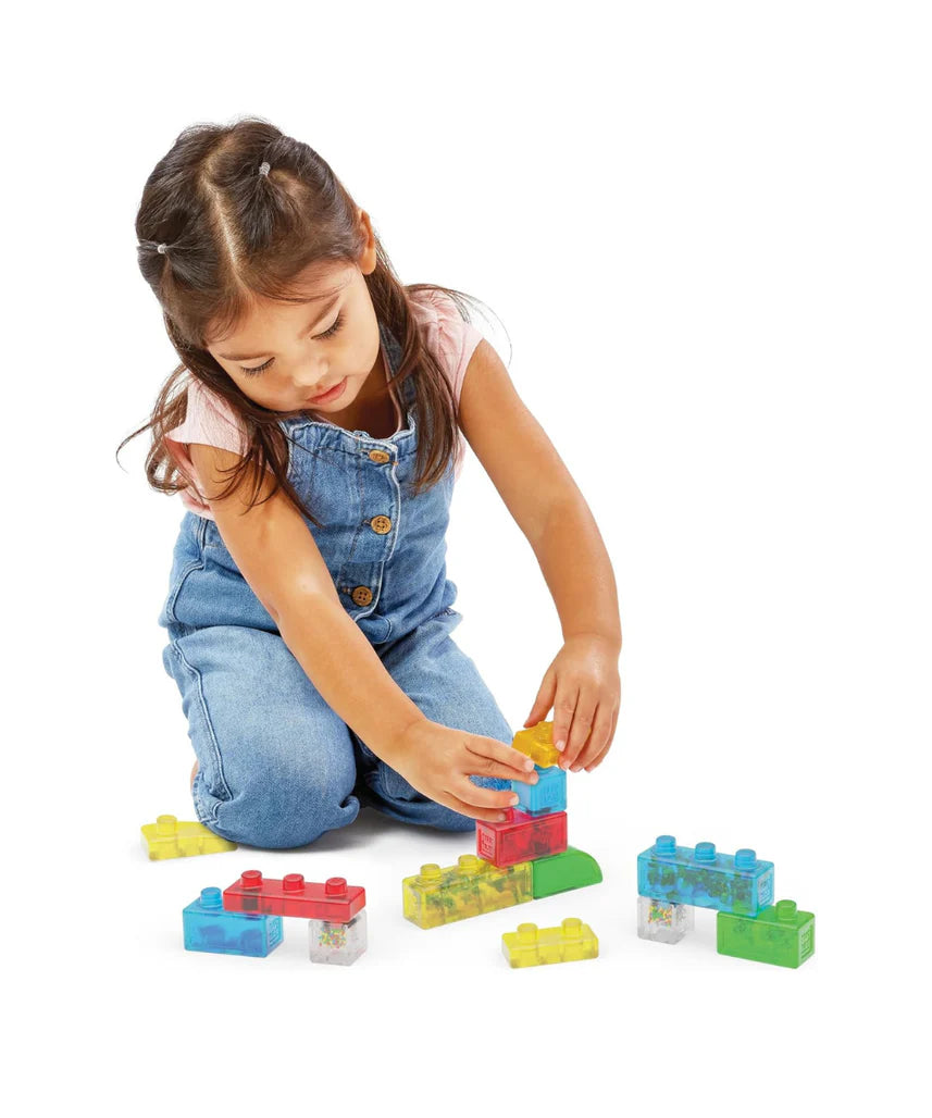 Goliath Jelly Blox Newbie Kit, 11 Piece Toddler & Preschool Building Blocks, Ouch-Free Tactile & Sensory Play Fidget Toy, Stackable, Squishable & Stretchable Blocks Suitable for Boys & Girls Aged 2+
