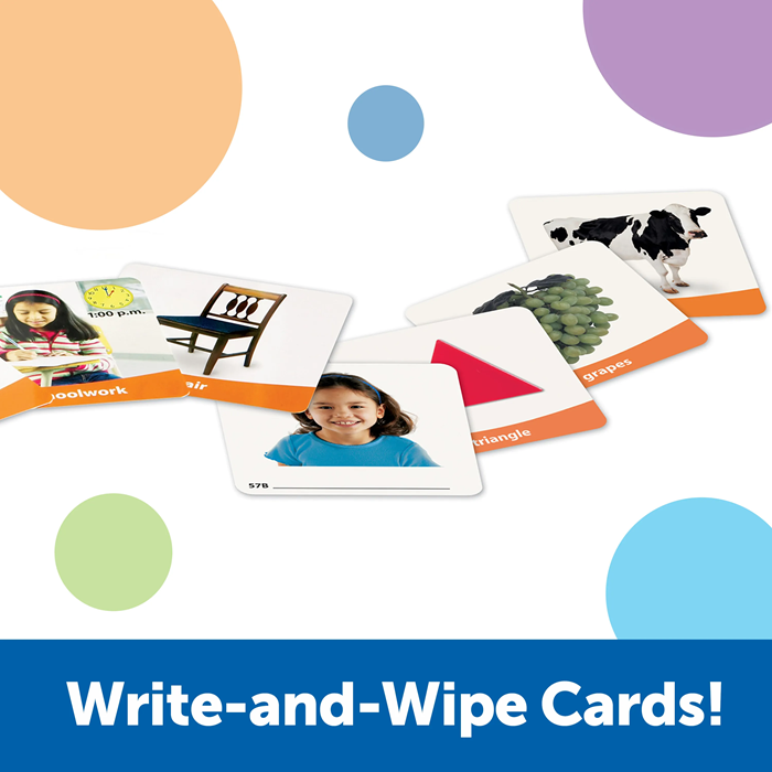 Learning Resources Basic Vocabulary Photo Cards Set – Early Language & Communication Flashcards (Ages 3+)