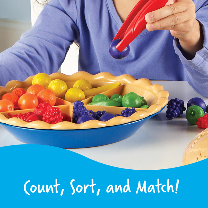 Learning Resources Super Sorting Pie – Early Math, Sorting & Fine Motor Skills Activity Set