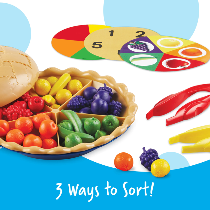 Learning Resources Super Sorting Pie – Early Math, Sorting & Fine Motor Skills Activity Set