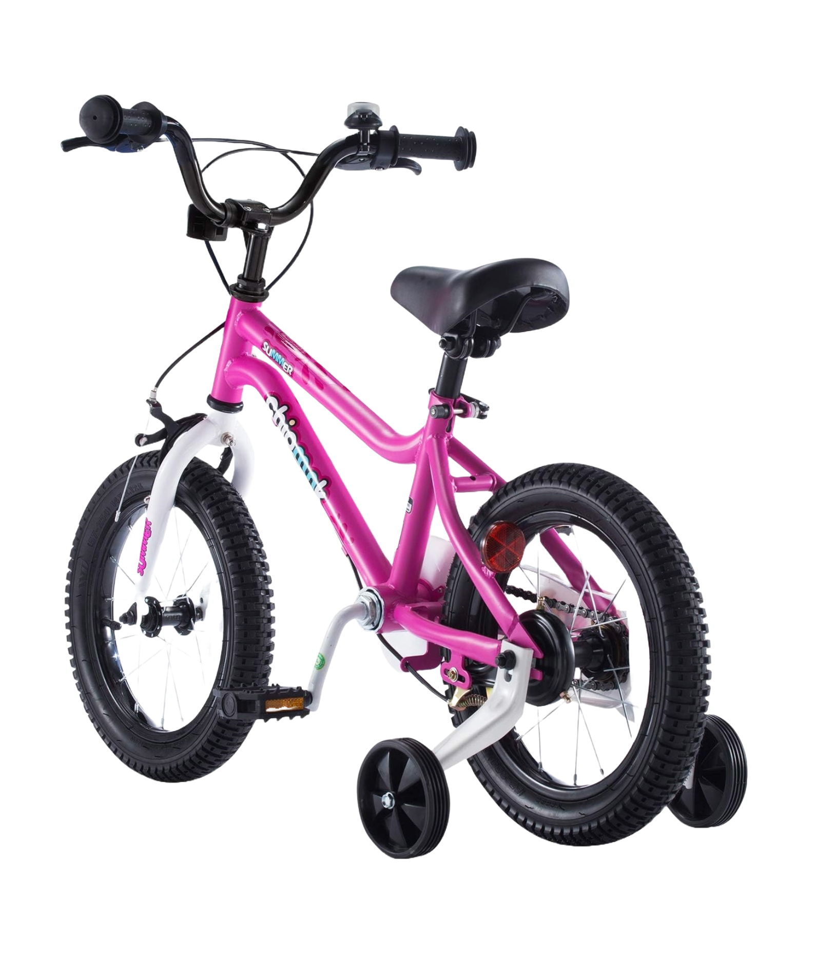 Chipmunk MK 12 Inch Bicycle with Lightweight Steel Frame, Adjustable Seat and Handle, Front + Rear Brakes, 95% Pre-Assembled Kid's Bikes with Training Wheels for Children 2-5 Years Old, Black