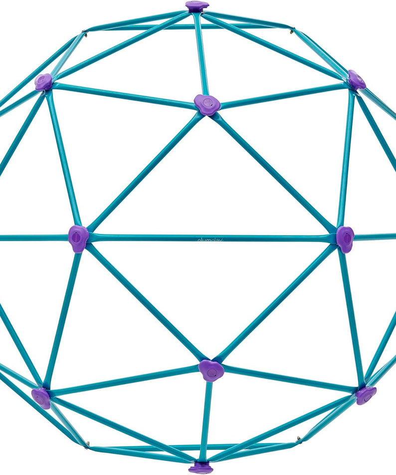 Plum Deimos Climbing Metal Dome, Easy to Assemble Backyard Geometric Climbing Dome with 150kg Weight Capacity, Outdoor Jungle Gym Toy Suitable for Children both Boys and Girls Aged 3 years and Above