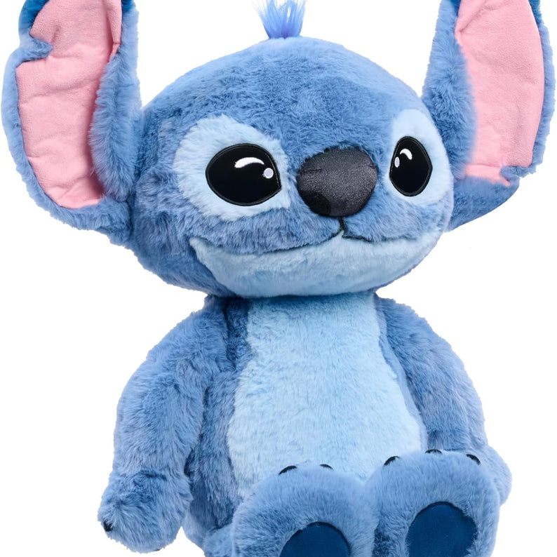 Just Play Disney Stitch Giant 24-Inch Plush Toy, Ultra-Soft Live Action Hugging Stuffed Animal for Kids
