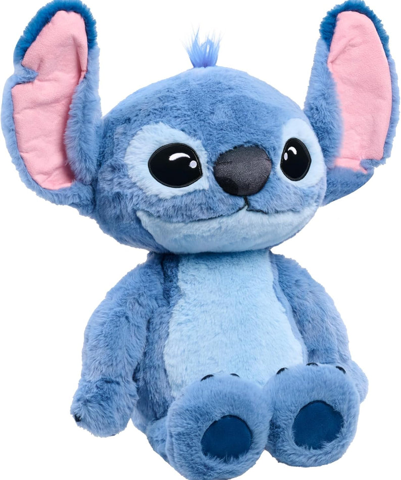 Just Play Disney Stitch Giant 24-Inch Plush Toy, Ultra-Soft Live Action Hugging Stuffed Animal for Kids