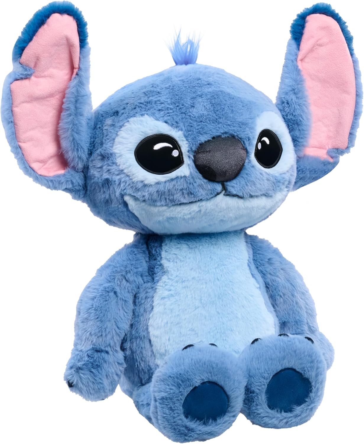 Just Play Disney Stitch Giant 24-Inch Plush Toy, Ultra-Soft Live Action Hugging Stuffed Animal for Kids