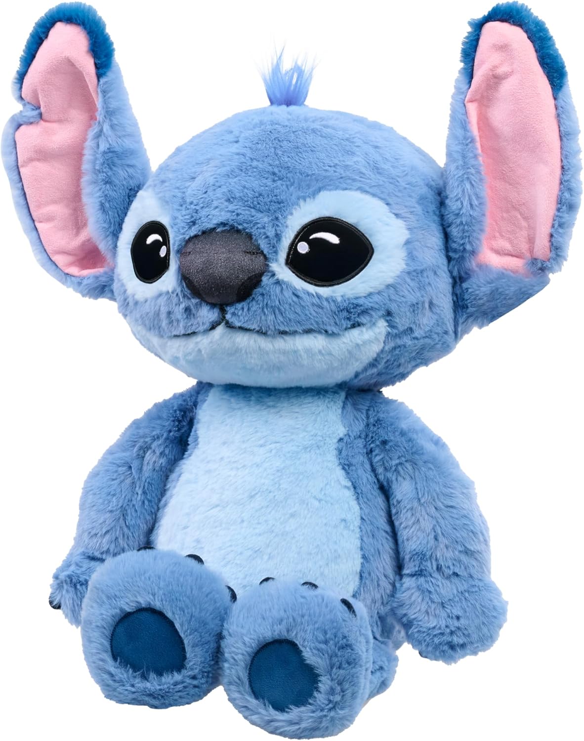 Just Play Disney Stitch Giant 24-Inch Plush Toy, Ultra-Soft Live Action Hugging Stuffed Animal for Kids