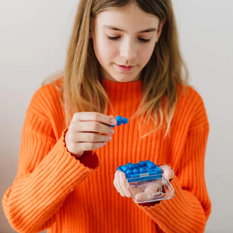 SmartGames IQ Mini, Create your Own Levels with our Fun IQ Puzzle & Brain Games, Travel Friendly Handheld Educational Matching Puzzle Game, Suitable for Children Above 6+